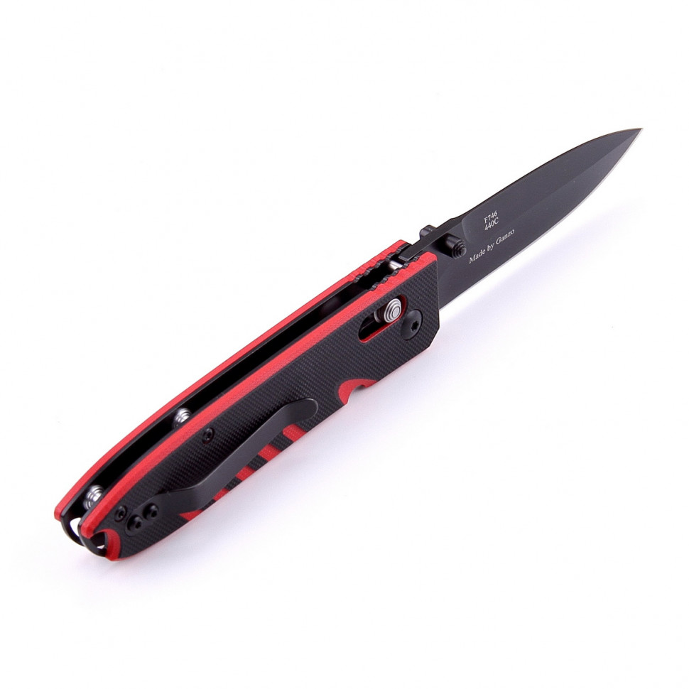 Нож Firebird by Ganzo F746-3-RB черно-красный (G746-3-RB)