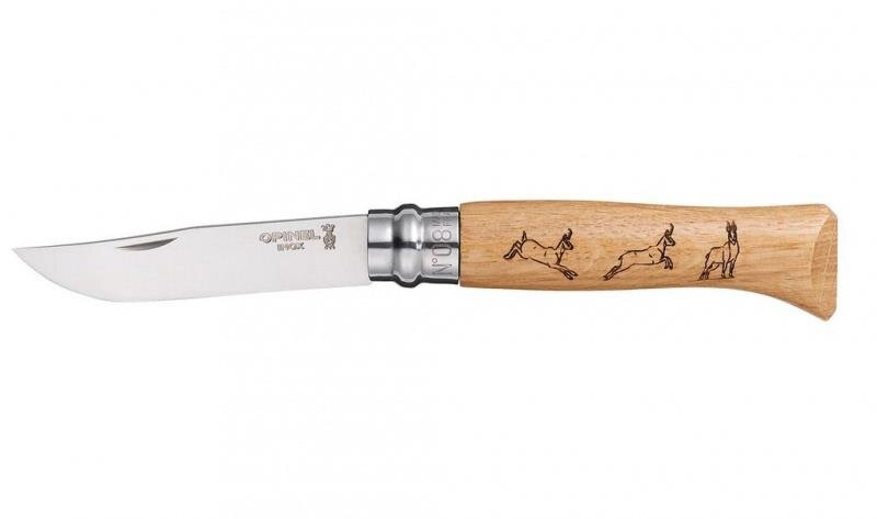Нож Opinel серии Tradition Animalia №08, рисунок - серна