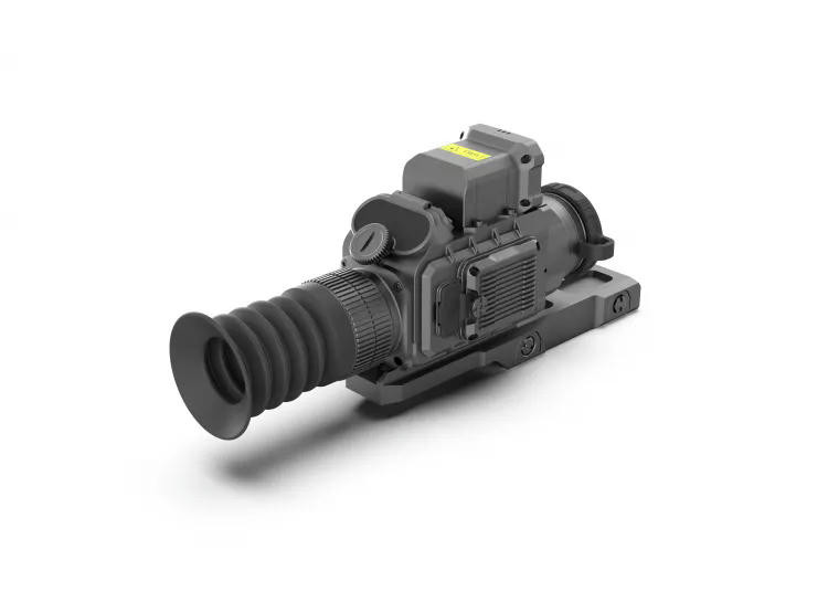 Тепловизионный прицел с дальномером LZIRTEK Perun 335L с креплением Weaver