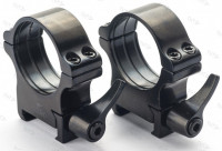 Быстросъемные кольца Rusan на Weaver 30мм, (рычаг) BH=20мм 050-30-20-R