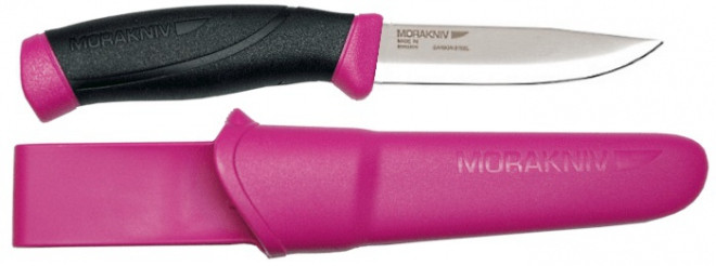 Нож Morakniv Companion, розовый
