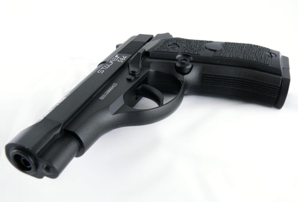 Пистолет пневматический Stalker S84 (аналог "Beretta 84") к.4,5мм