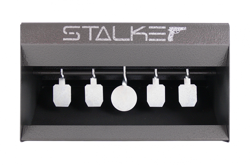 Минитир STALKER "IPSC" самосброс, для пневматич.оружия 4,5мм, 5 медальонов толщина 3мм., 300х170х170мм, сталь, 2,7кг